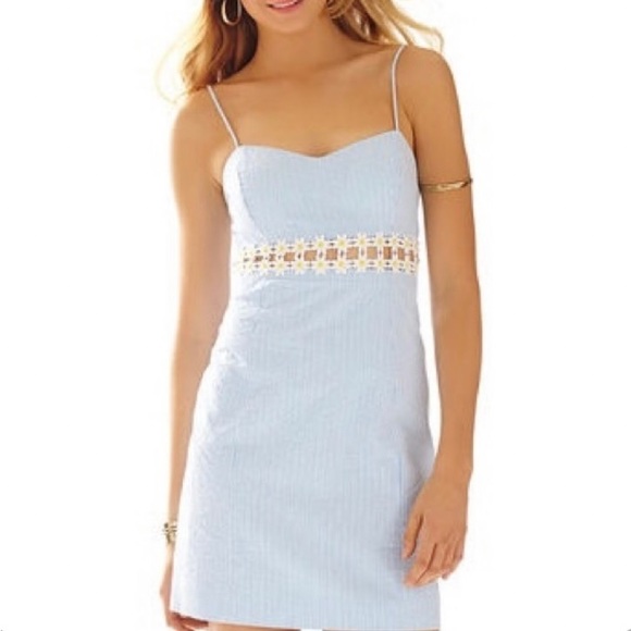 Lilly Pulitzer Dresses & Skirts - Lilly Pulitzer daisy seersucker sheena dress with cutouts